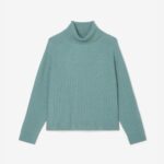 Ribbed Polo Neck Jumper